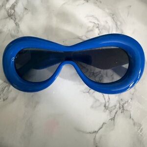 Bold Blue Sunglasses